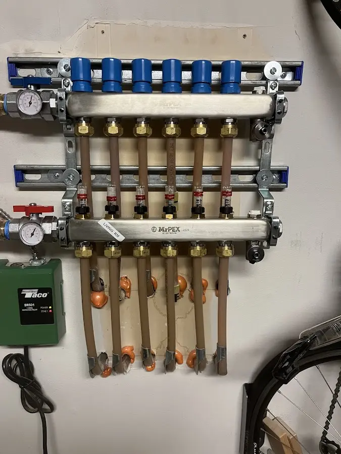 Plumber performing Leak Detection at a residential property in Suquamish